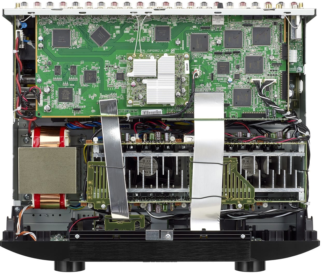 Marantz SR6012 zilver/goud - binnenwerk - AV Receiver