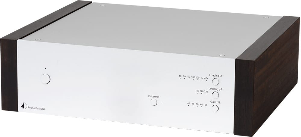 Pro-Ject Phono Box DS2 zilver/eucalyptus - Phono voorversterker