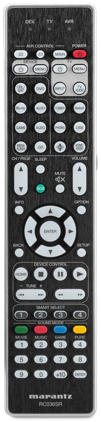 Marantz SR7012 zwart - afstandsbediening - AV Receiver