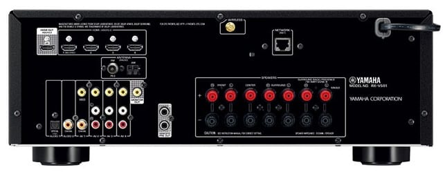 Yamaha RX-V581 titaan - achterkant - AV Receiver