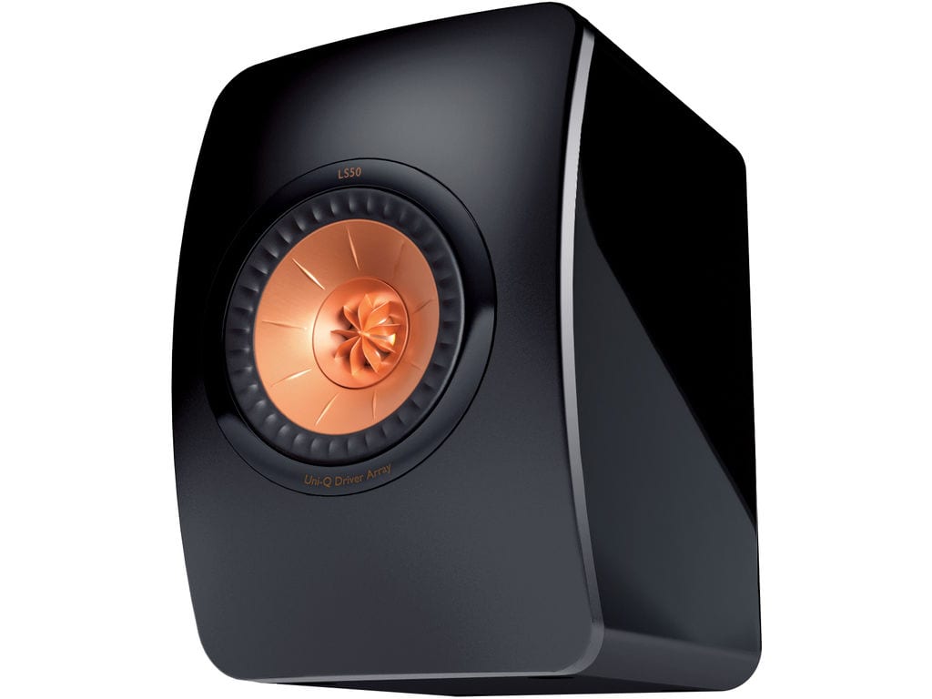 KEF LS50 copper black - Boekenplank speaker