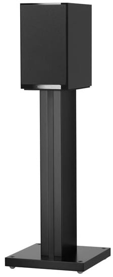 Bowers & Wilkins 707 S2 gloss black - op standaard - Boekenplank speaker