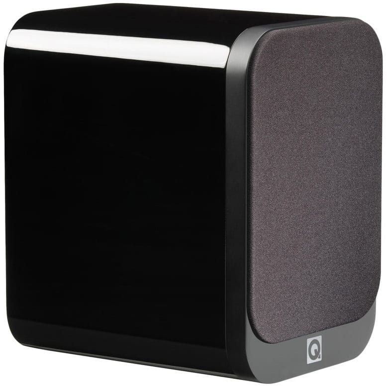 Q Acoustics 3020 zwart hoogglans - Boekenplank speaker