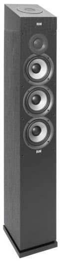 Elac Debut A4.2 zwart - geplaatst op speaker - Surround speaker