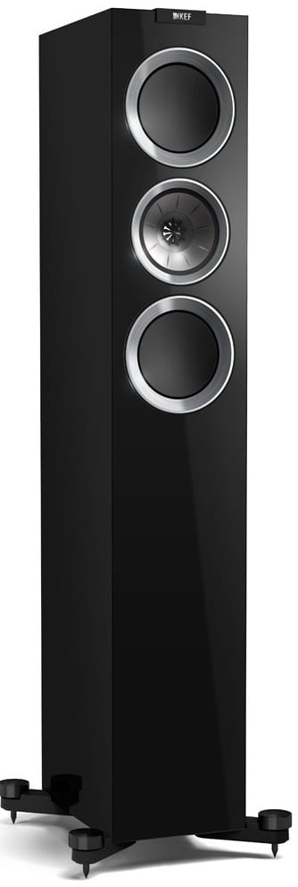 KEF R500 zwart hoogglans - Zuilspeaker