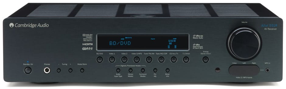 Cambridge Audio Azur 551R zwart - AV Receiver