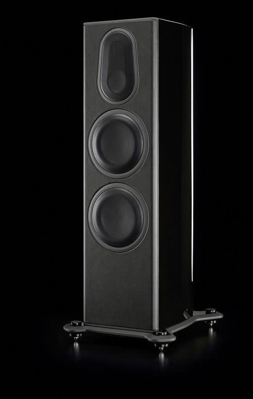 Monitor Audio Platinum PL300 II piano zwart - beauty - Zuilspeaker