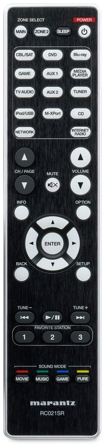 Marantz SR5008 zwart - afstandsbediening - AV Receiver