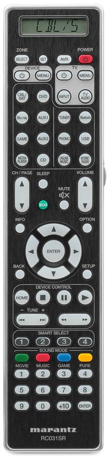 Marantz SR7011 zwart - afstandsbediening - AV Receiver