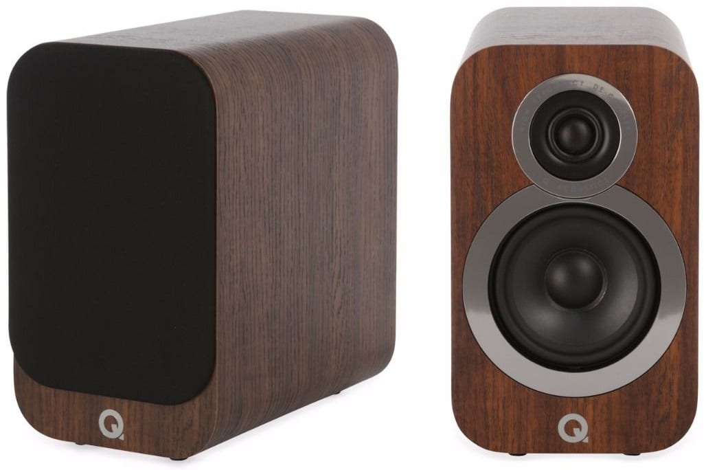 Q Acoustics 3010i walnoot - paar - Boekenplank speaker