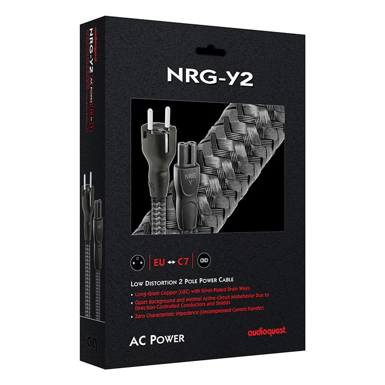 AudioQuest NRG-Y2 2,0 m. - verpakking - Stroomkabel