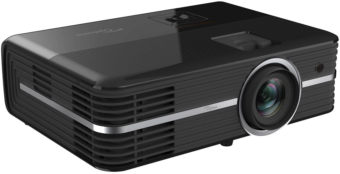 Optoma UHD350X - zij frontaanzicht - Beamer