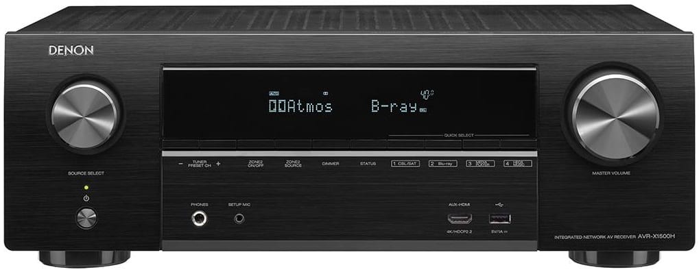 Denon AVR-X1500H zwart - AV Receiver