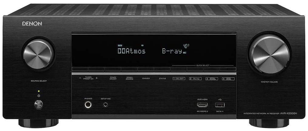 Denon AVR-X2500H zwart - AV Receiver