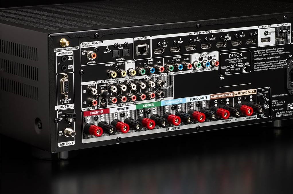 Denon AVR-X2500H zwart - beauty - AV Receiver