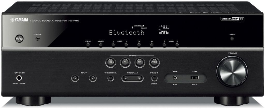 Yamaha RX-V485 zwart - AV Receiver