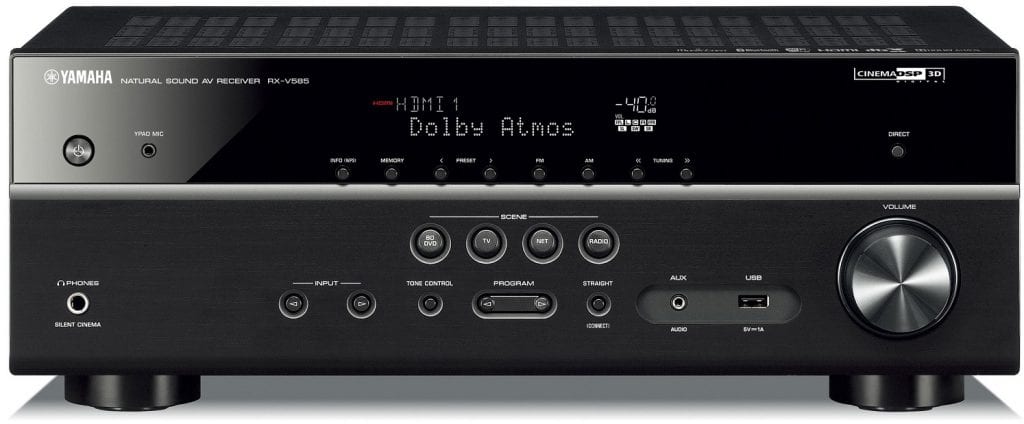 Yamaha RX-V585 zwart - AV Receiver