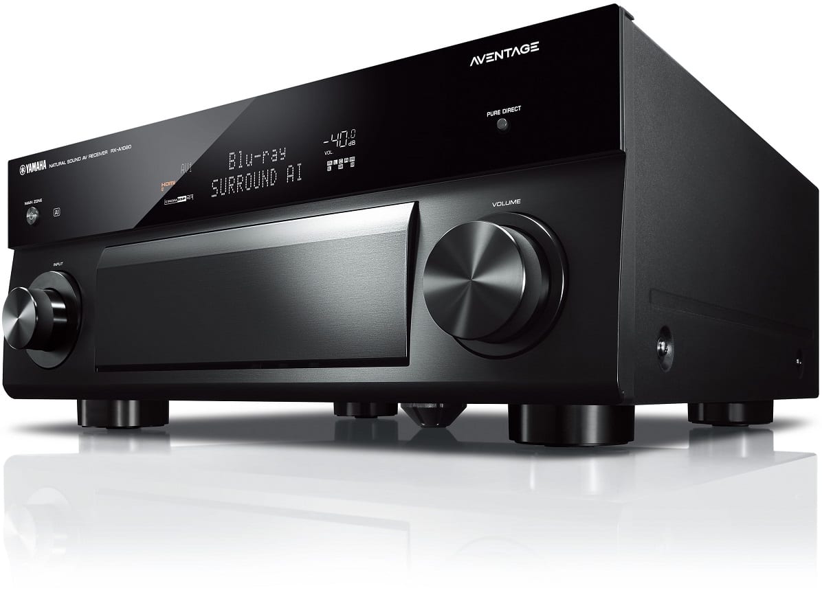 Yamaha RX-A1080 zwart - zij frontaanzicht - AV Receiver