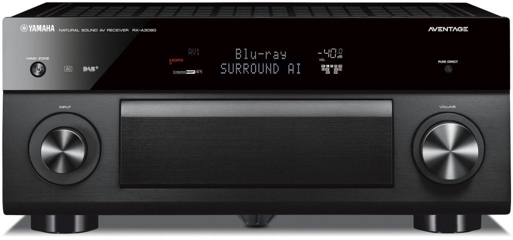 Yamaha RX-A3080 zwart - AV Receiver