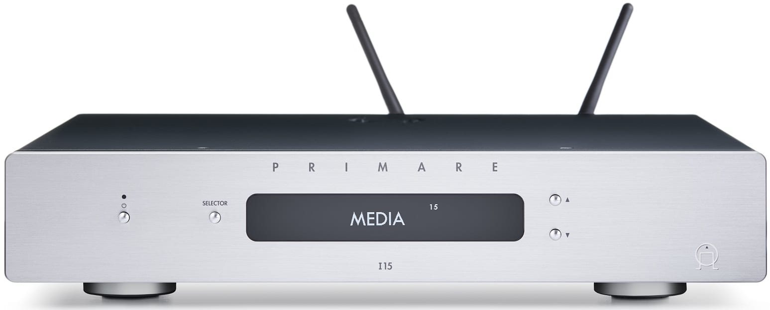 Primare I15 Prisma titanium - frontaanzicht - Stereo receiver
