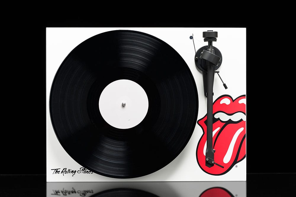 Pro-Ject Debut 3 Rolling Stones wit - beauty - Platenspeler