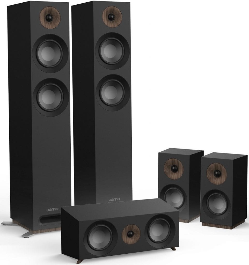 Jamo Studio S 807 HCS zwart - Speaker set