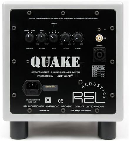 REL Quake II zilver - Subwoofer