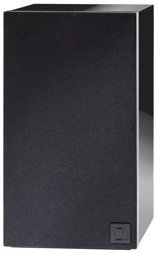 Definitive Technology Demand D7 zwart - frontaanzicht met grill - Boekenplank speaker