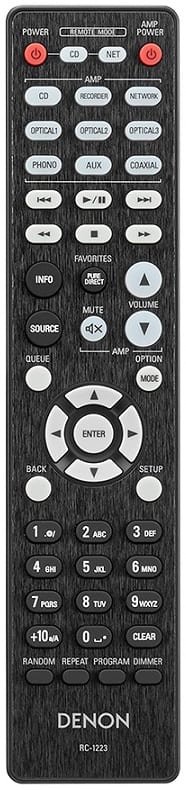 Denon DCD-800NE zwart - afstandsbediening - CD speler