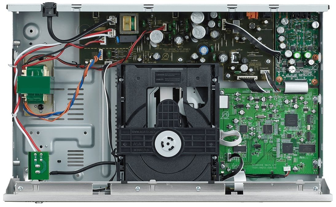 Denon DCD-800NE zilver - binnenwerk - CD speler