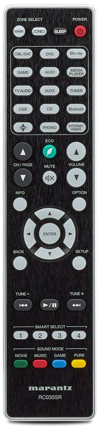 Marantz SR6013 zwart - afstandsbediening - AV Receiver