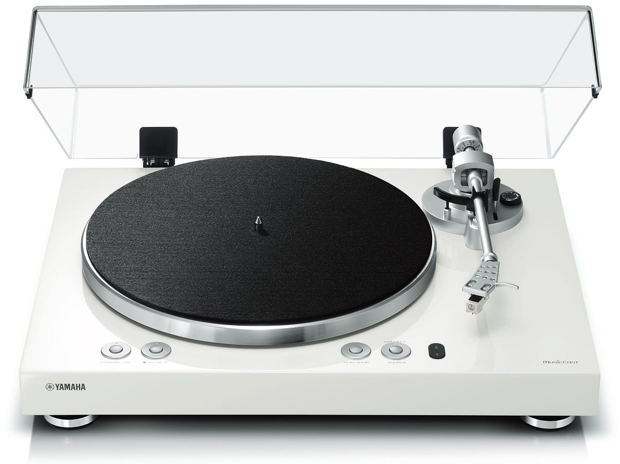 Yamaha MusicCast Vinyl 500 wit - frontaanzicht - Platenspeler
