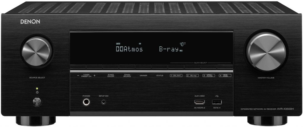 Denon AVR-X3500H zwart - AV Receiver