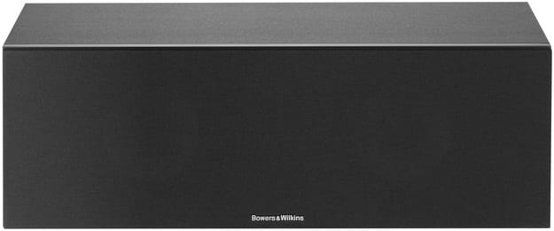 Bowers & Wilkins HTM6 zwart - frontaanzicht met grill - Center speaker