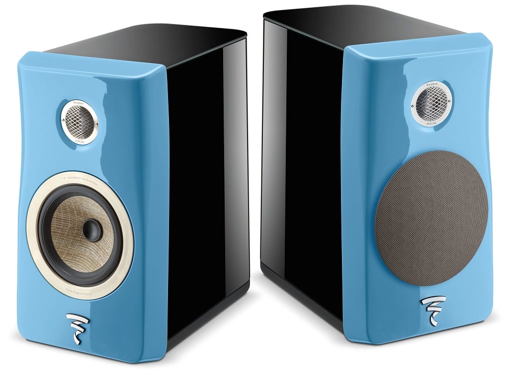 Focal Kanta N°1 black hg / blue hg - paar - Boekenplank speaker