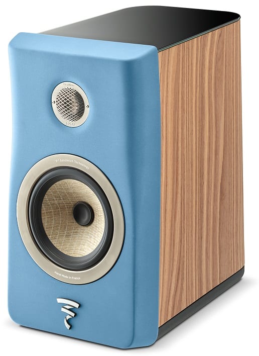 Focal Kanta N°1 walnut mat / blue mat - Boekenplank speaker