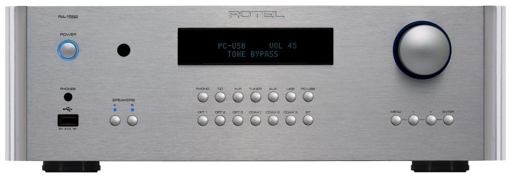 Rotel RA-1592 zilver - Stereo versterker