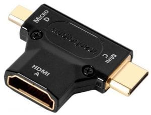 AudioQuest HDMI A->C&D adapter