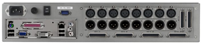 Trinnov Magnitude32-1616 zwart - achterkant - Room Optimizer