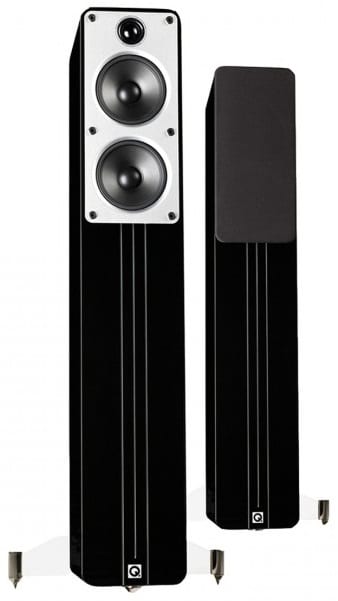 Q Acoustics Concept 40 zwart - paar - Zuilspeaker
