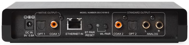 Elac DS-C101 - achterkant - Audio streamer