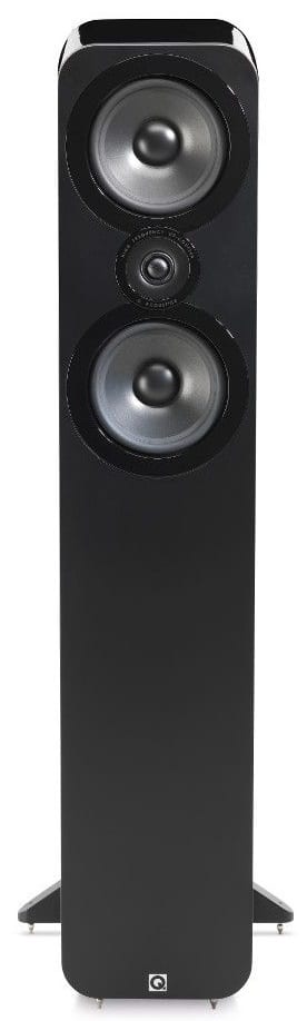 Q Acoustics 3050 zwart hoogglans - Zuilspeaker