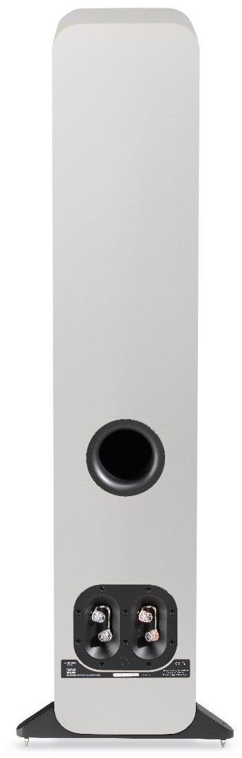 Q Acoustics 3050 wit hoogglans - achterkant - Zuilspeaker