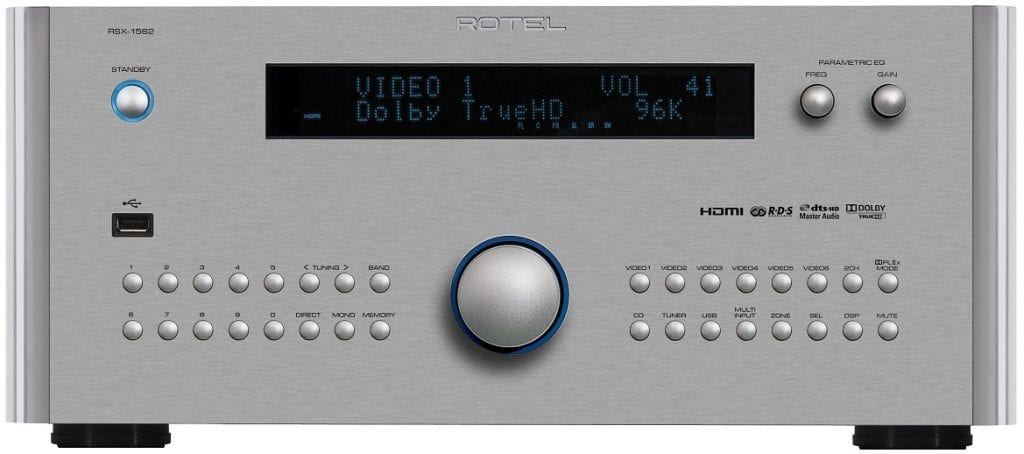Rotel RSX-1562 zilver - AV Receiver