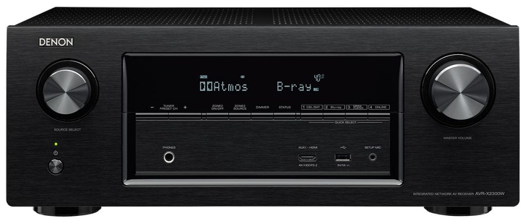 Denon AVR-X2300W zwart - AV Receiver