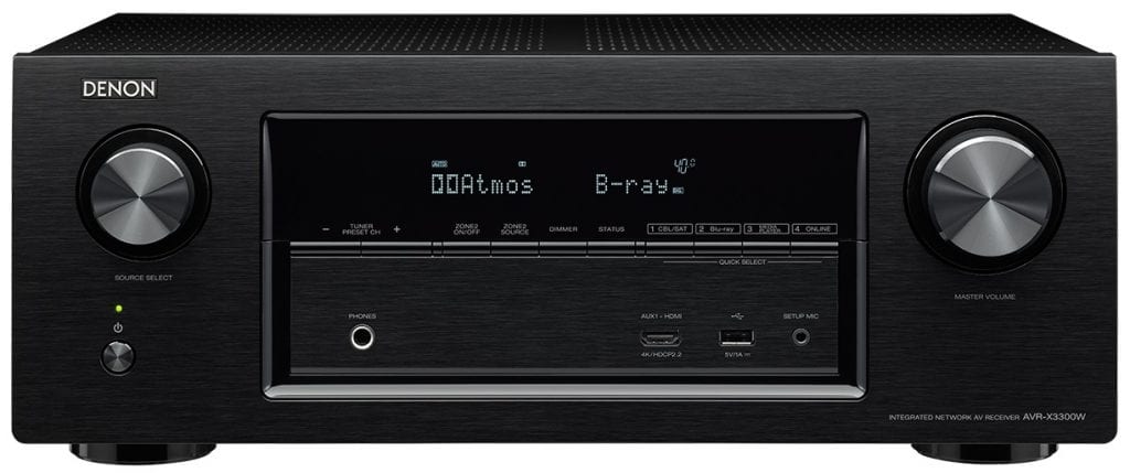 Denon AVR-X3300W zwart - AV Receiver