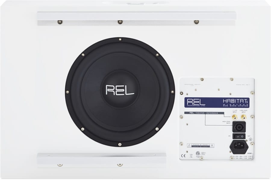 REL Habitat 1 wit - Subwoofer