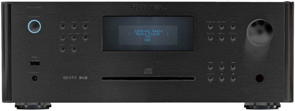 Rotel RCX-1500 zwart - Stereo receiver