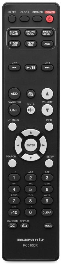 Marantz M-CR510 zwart - afstandsbediening - Stereo receiver