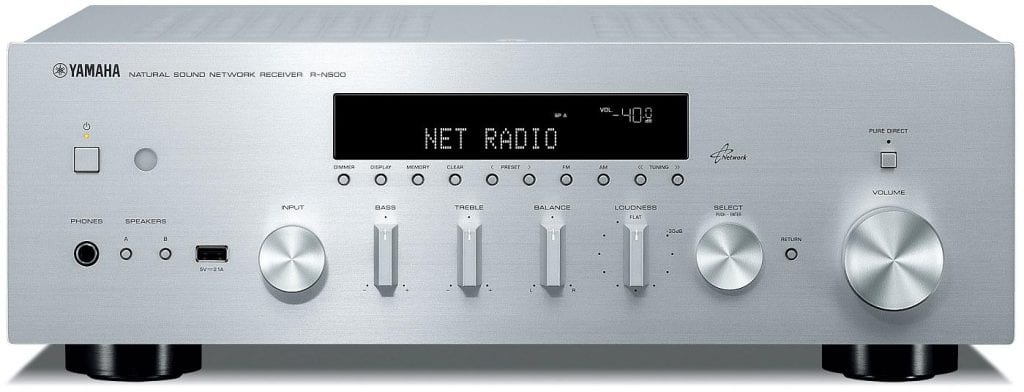 Yamaha R-N500 zilver - Stereo receiver
